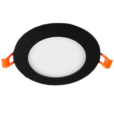 LED panel downlight 6W 3000K incl. driver zwart - LED2610 LED panel downlight 6W 3000K incl. driver zwart - LED2610