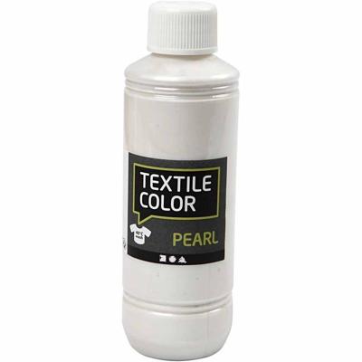 Creativ Company Textile color dekkende textielverf - base parelmoer, 250ml