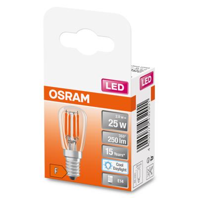 OSRAM HOMELIGHTING 4058075432901 LED-lamp Energielabel F (A - G) E14 Speciale vorm 2.8 W = 25 W Neutraalwit (Ø x l) 26 mm x 65 mm 1 stuk(s)