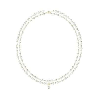Ketting Dames Guess JUBN05576JWYGT-U Wit