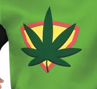 Rookmachine Kostuum Groen Heren - thumbnail