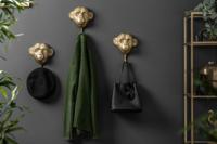 Extravagante jashaak set van 3 THREE APES 25cm goud handgemaakt - 40388 - thumbnail