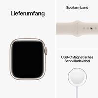Refurbished Apple Watch SE 2022 GPS 40mm Sterrenlicht Licht gebruikt - thumbnail