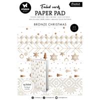 Studio Light • essentials foiled cards bronze patterns - thumbnail