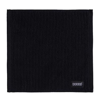 DDDDD vaatdoek Basic zwart 30x30cm 4st - thumbnail