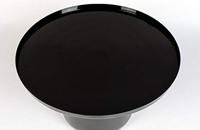 Zuiver Ronde Salontafel 'Shiny Bomb' 67cm, kleur Zwart - thumbnail