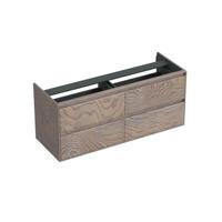Onderkast Forzalaqua Reno 140x51x60 cm 4 Lades Softclose Eiken Silver Grey Forzalaqua - thumbnail