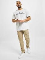 Mister Tee / t-shirt Los Angeles Wording in wit - thumbnail