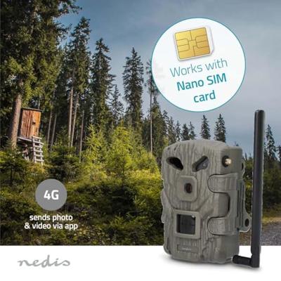 Nedis Wildcamera | 1080p@30fps | 30.0 MPixel | 2 MPixel CMOS | IP66 | Zwart No-Glow IR | Nachtzicht | Bewegingssensor | LCD-Scherm | Groen - WCAM460GN Nedis Wildcamera | 1080p@30fps | 30.0 MPixel | 2 MPixel CMOS | IP66 | Zwart No-Glow IR | Nachtzicht | Bewegingssensor | LCD-Scherm | Groen - WCAM460GN