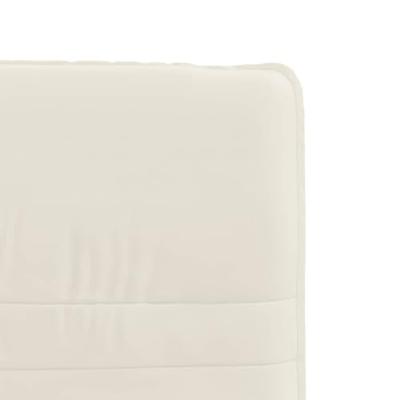 Eetkamerstoelen 2 st fluweel crèmekleurig