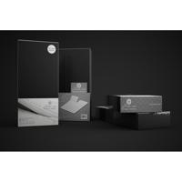 Homecare - Splittopper Hoeslaken Katoen - Zwart - 180 x 220 - thumbnail