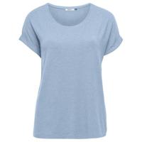 ONLY top Moster blauw - thumbnail