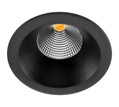 SG LED inbouwspot 6W zwart 510 lumen dim to warm 2000 tot 2800k 903223 verdiept liggende LED 51MM