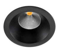 SG LED inbouwspot 6W zwart 510 lumen dim to warm 2000 tot 2800k 903223 verdiept liggende LED 51MM - thumbnail