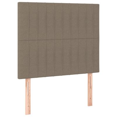 Bedframe zonder matras stof taupe 180x200 cm
