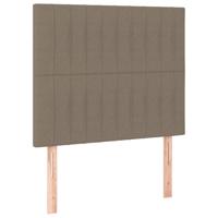 Bedframe zonder matras stof taupe 180x200 cm - thumbnail