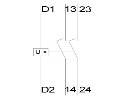 Siemens – trigger Minima spanning 230 VAC 6 klemmen