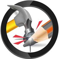 Maped potlood Black&apos;Peps HB, met gum, kartonnen ophangetui met 3 stuks - thumbnail