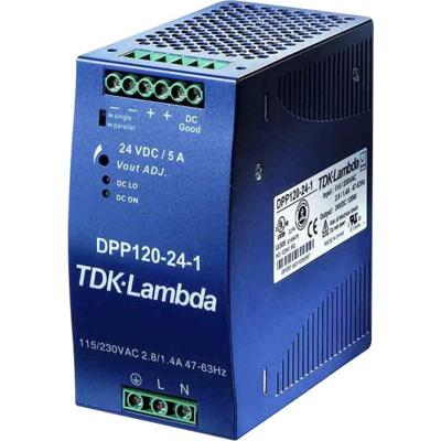 TDK-Lambda DPP120-12-3 DIN-rail netvoeding 12 V/DC 10 A 120 W Aantal uitgangen:1 x Inhoud 1 stuk(s) TDK-Lambda DPP120-12-3 DIN-rail netvoeding 12 V/DC 10 A 120 W Aantal uitgangen:1 x Inhoud 1 stuk(s)
