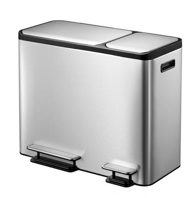 EKO Pedaalemmer 31718269 RVS (Roestvrij staal) Zilver EKO Pedaalemmer 31718269 RVS (Roestvrij staal) Zilver