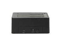 Delock 63957 USB Type-C 10 Gbps dockingstation voor 2 x SATA HDD/SSD met kloonfunctie - thumbnail