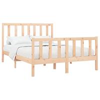 Bedframe zonder matras massief grenenhout 140x200 cm - thumbnail