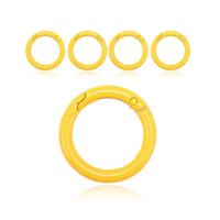 Set van 5 Boho Karabijnhaken - Geel - thumbnail