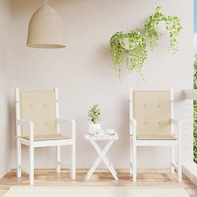 VidaXL Tuinstoelkussens lage rug 2 st 100x50x3 cm oxford stof beige VidaXL Tuinstoelkussens lage rug 2 st 100x50x3 cm oxford stof beige
