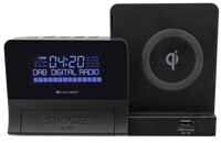 DAB+ Wekkerradio Met Draadloze Oplader - Bluetooth - 2 Alarmtijden - FM Radio (HCG012QIDAB-BT) - thumbnail