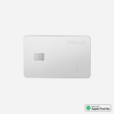 Nomad Find My Tracking card Pro - White Nomad Find My Tracking card Pro - White