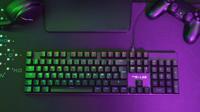 Mechanisch gamingtoetsenbord - THE G-LAB - KEYZ -CARBON -EX/FR - Achtergrondverlichting - Blauwe schakelaar - Polssteun - FR - thumbnail