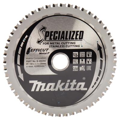 Makita B-69331 Cirkelzaagblad 150 x 20 x 1.1 mm Aantal tanden: 48 1 stuk(s)