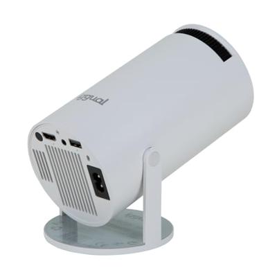 iggual Draagbare mini-projector MP720p, Android 11, aansluitingen: HDMI, USB, mini-jack 3.5, WiFi 6, Bluetooth 5.0, resolutie 1280 x 720 pixels, draaibaar 180 graden, ideaal voor thuisbioscoop en