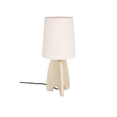 Zuiver Tafellamp 'Saba' Beton en linnen, kleur Beige