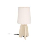 Zuiver Tafellamp 'Saba' Beton en linnen, kleur Beige - thumbnail