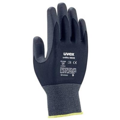 uvex unilite / unipur 6024809 Montagehandschoen Polyamide, Polyurethaan Maat (handschoen): 9 EN 388 1 paar