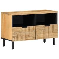 Tv-meubel 70x33x46 cm massief mangohout bruin - thumbnail