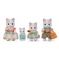 Accessoires voor poppenhuis Sylvanian Families 5738 Latte Cat Family - thumbnail
