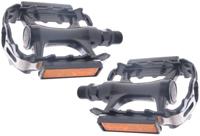 Edge pedaalset mtb low profile met polish zijkant aluminium zwart - thumbnail