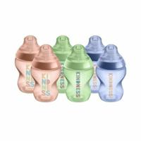 TOMMEE TIPPEE - Pak van 6 Closer to Nature flessen - Anti-Colic speen met ventiel - 260ml - Veelkleurig - thumbnail