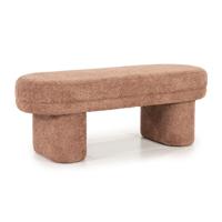 By-Boo Halbank 'Rama' Bouclé, 120cm, kleur Oud Roze - thumbnail