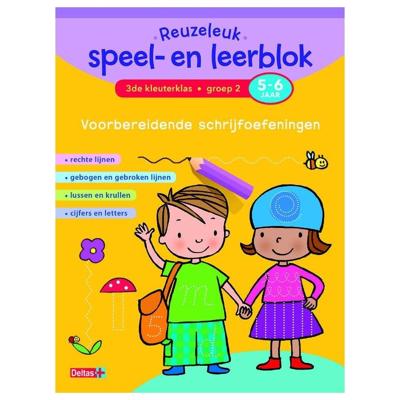 Deltas Reuzeleuk speel- en leerblok voorbereidende schrijfoefening Deltas Reuzeleuk speel- en leerblok voorbereidende schrijfoefening