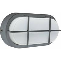 Led Bulkhead 7W 4000K 680 lumen ovaal zwart 175x90x46mm Schwabe - thumbnail