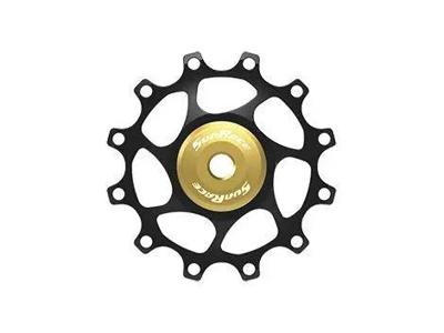 SunRace derailleurwiel 12t alloy goud