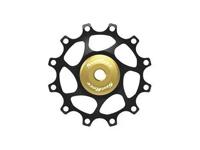 SunRace derailleurwiel 12t alloy goud - thumbnail