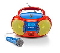 Karcher RR 5026 Radio/CD-speler VHF (FM) CD, USB Incl. microfoon Rood, Blauw, Geel - thumbnail