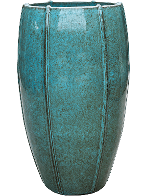 Moda pot high bloempot 53x53x92 cm blauw