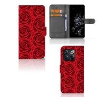 OnePlus 10T Hoesje Red Roses | Portemonnee hoesje - thumbnail