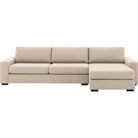 Goossens Hoekbank Lucca Met Chaise Longue wit, stof, 3-zits, stijlvol landelijk - thumbnail