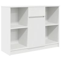 Dressoir met lade 101x35x76 cm spaanplaat wit - thumbnail